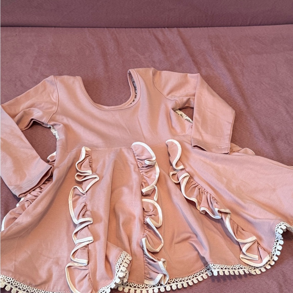 Dollcake Blush Dress with Lace Accents